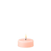 DELUXE Light Pink LED Jumbo Tealight Candle 6,1x4,5  - (RF-0146-1)